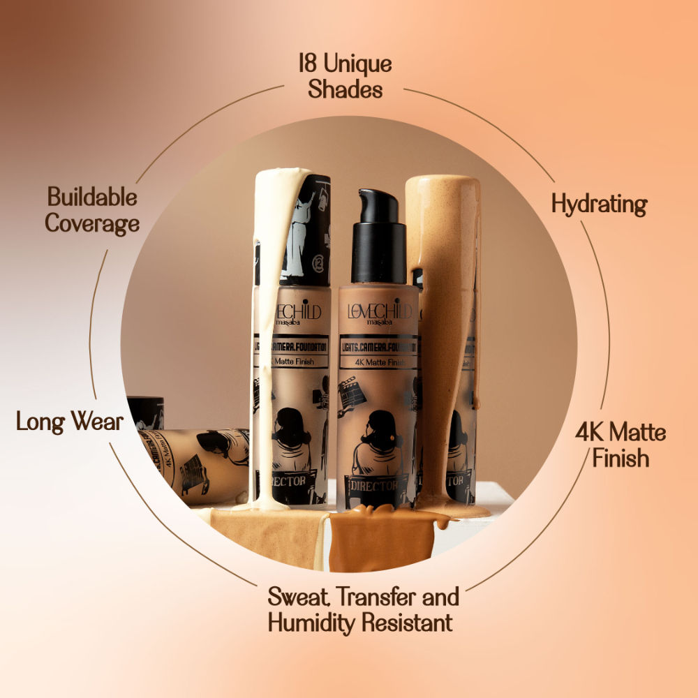 LoveChild By Masaba Gupta Lights. Camera. Foundation - Toffee Thriller - Distacart