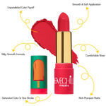 Thumbnail for LoveChild By Masaba Gupta Luxe Matte Lipstick - 02 Popsicle - Distacart
