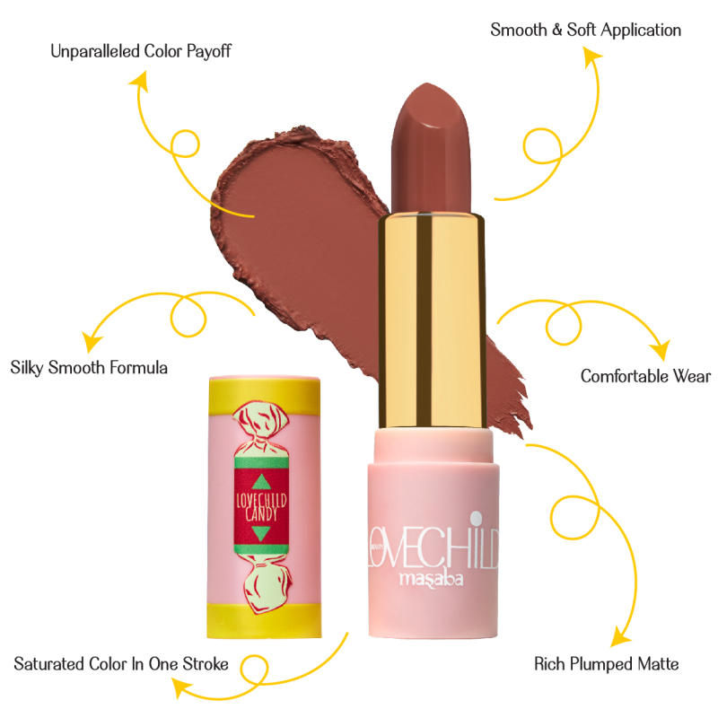 LoveChild By Masaba Gupta Luxe Matte Lipstick - 03 Sweet Supreme - Distacart