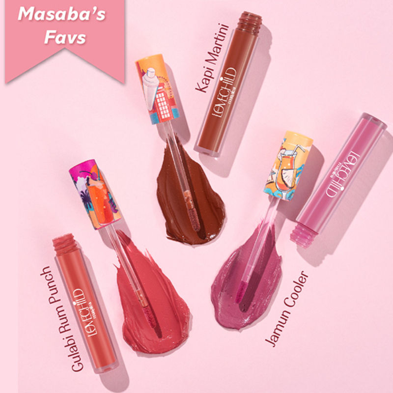 LoveChild By Masaba Gupta Mamma Mia Lush-Matte Lip Creme - Gulabi Rum Punch - Distacart