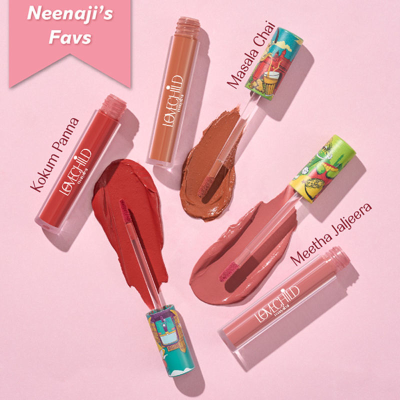 LoveChild By Masaba Gupta Mamma Mia Lush-Matte Lip Creme - Gulabi Rum Punch - Distacart