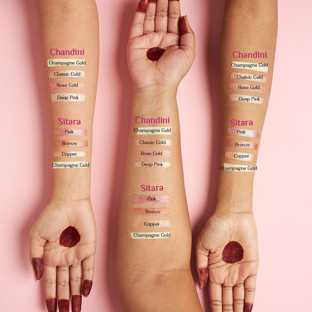 LoveChild By Masaba Gupta Highlighted Nakhre - Highlighter Palette - 01 Chandni - Distacart