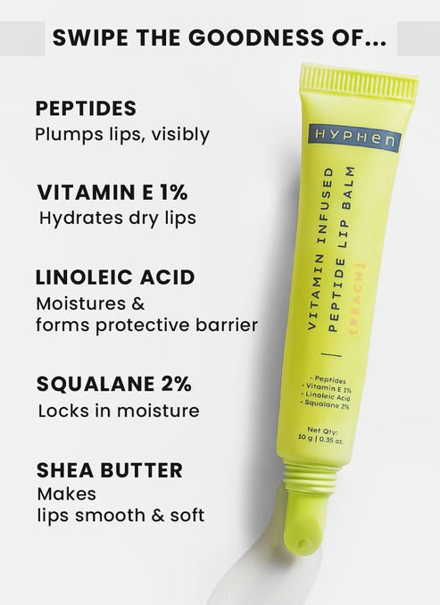 Hyphen By Kriti Sanon Vitamin Infused Peptide Lip Balm - Vanilla - Distacart