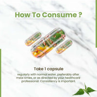 Thumbnail for Himalayan Organics Plant Based Hair Vitamin Biotin Vegetarian Capsules - Distacart