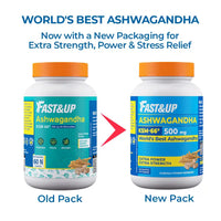 Thumbnail for Fast&Up Ashwagandha KSM-66 600mg Capsules - Unflavored - Distacart