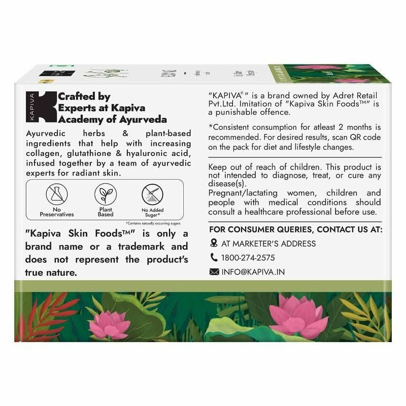 Kapiva Ayurveda Skin Foods Glow Mix - Distacart