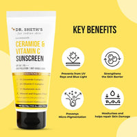 Thumbnail for Dr. Sheth's Ceramide & Vitamin C Sunscreen - Distacart