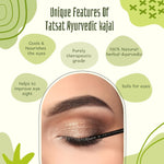 Thumbnail for Tatsat 100% Natural Certified Ayurvedic Kajal With Pure Herbs - Distacart