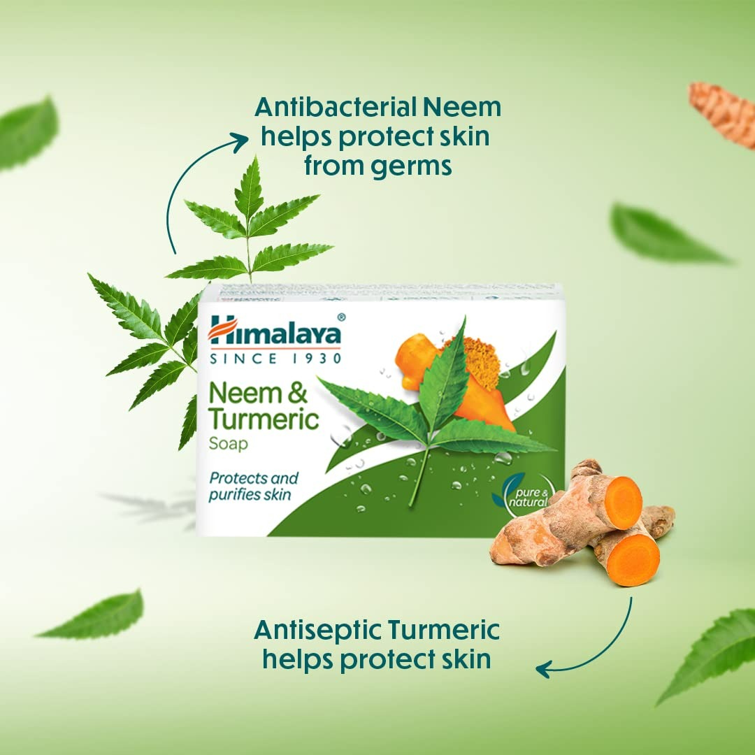 Himalaya Herbals Neem and Turmeric Soap - Distacart