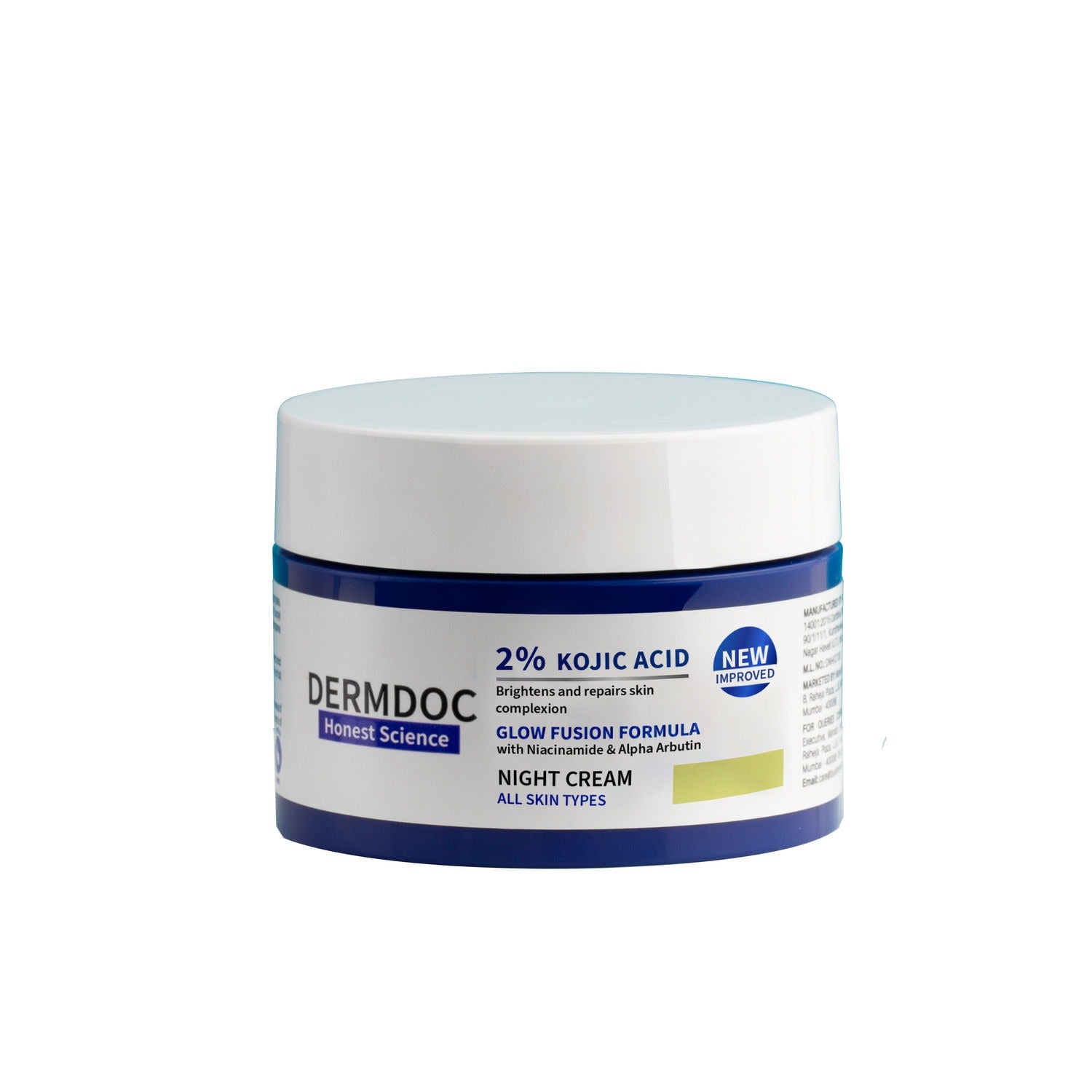 Dermdoc 2% Kojic Acid Night Cream - Distacart