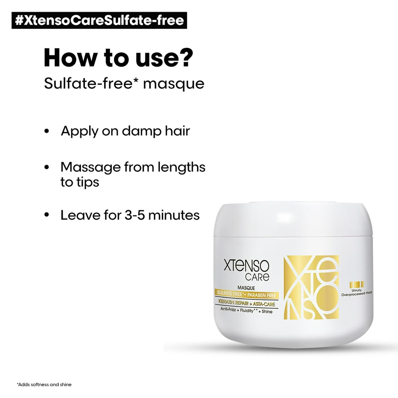 L'Oreal Paris X-Tenso Care Masque Sulfate Free - Distacart