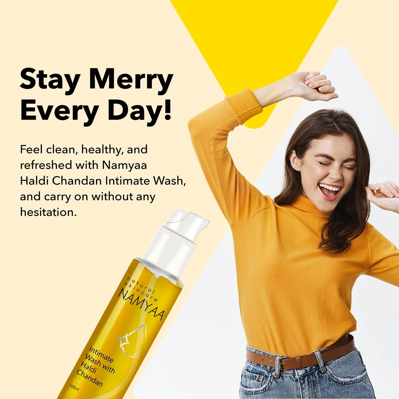 Namyaa Haldi Chandan Intimate Hygiene Wash - Distacart