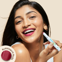 Thumbnail for Mamaearth Moisture Matte Long Stay Lipstick-Bubblegum Nude - Distacart