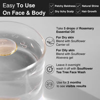 Thumbnail for Soulflower Rosemary Oil for Healthy Hair and Shiny Skin - Distacart