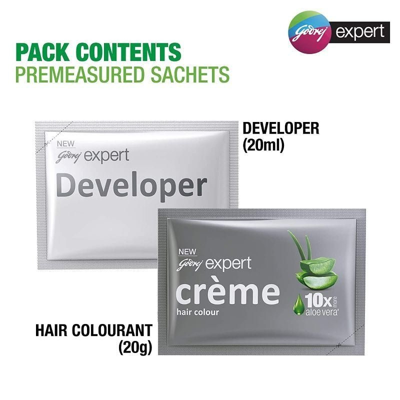Godrej Expert Rich Creme Hair Natural Black Colour - Distacart