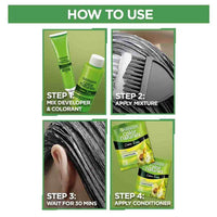 Thumbnail for Garnier Color Naturals Creme Riche Hair Color, Shade 3 Darkest Brown - Distacart