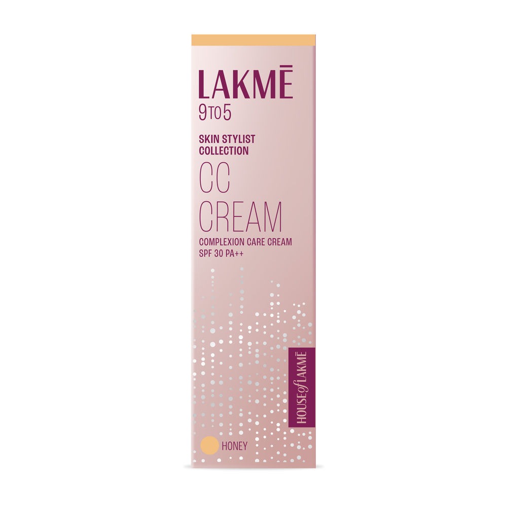 Lakme 9 To 5 Complexion Care Cc Face Cream SPF 30-Honey - Distacart