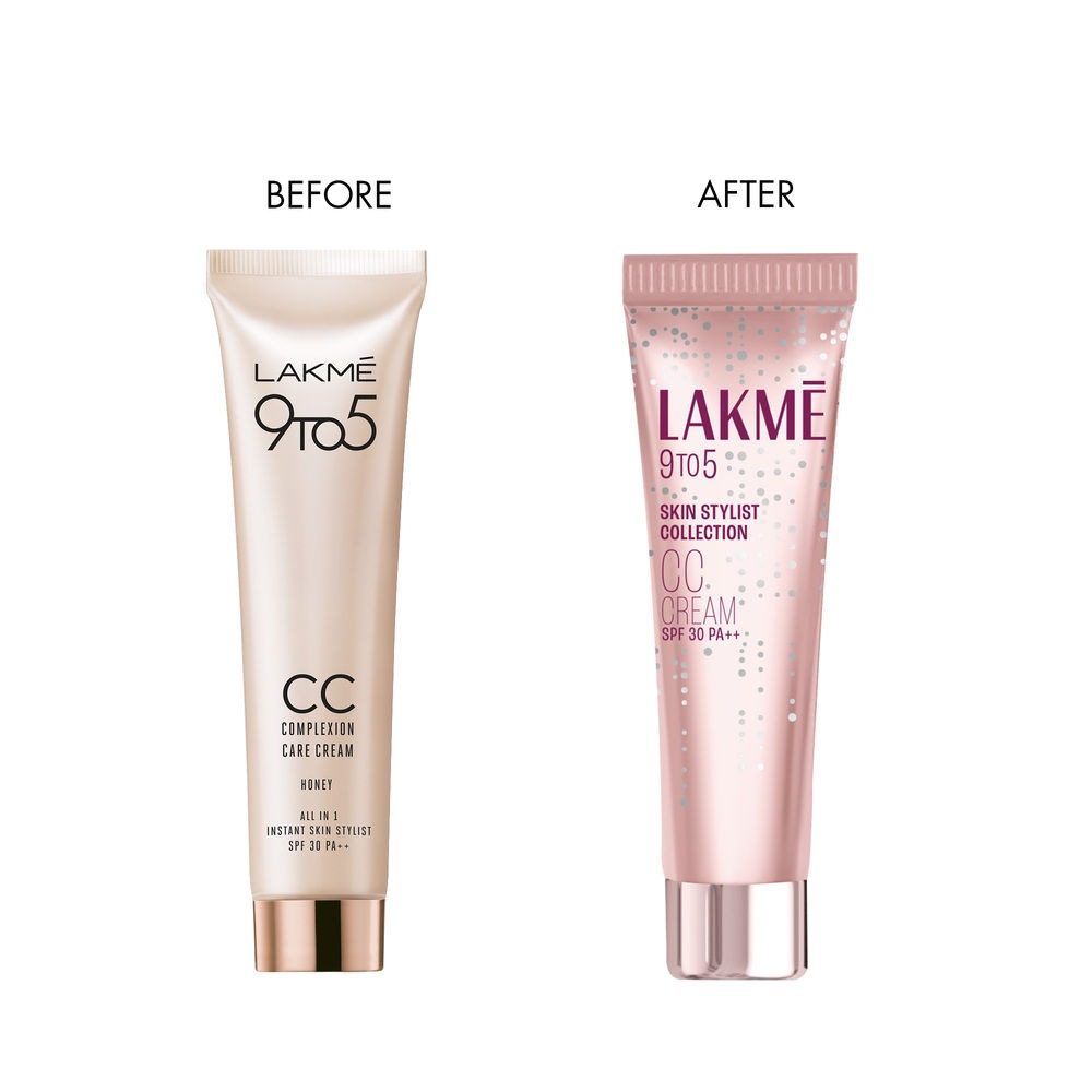Lakme 9 To 5 Complexion Care Cc Face Cream SPF 30-Honey - Distacart