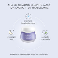 Thumbnail for Dot & Key AHA Exfoliating Sleeping Face Mask With Lactic & Hyaluronic Acid - Distacart