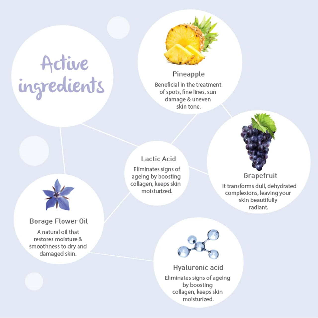 Dot & Key AHA Exfoliating Sleeping Face Mask With Lactic & Hyaluronic Acid - Distacart