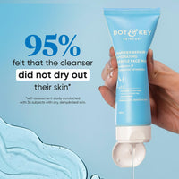 Thumbnail for Dot & Key Barrier Repair Hydrating Gentle Face Wash For Dry, Normal & Sensitive Skin With Hyaluronic & Rice Water - Distacart