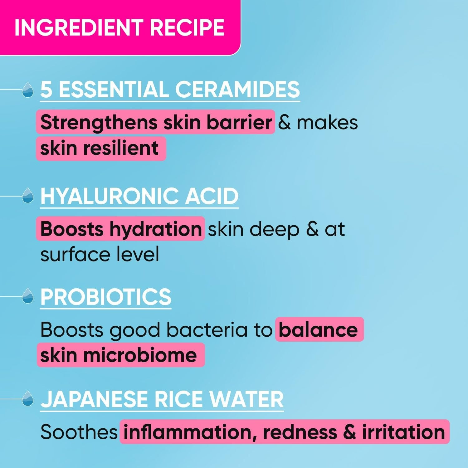 Dot & Key Barrier Repair Hydrating Gentle Face Wash For Dry, Normal & Sensitive Skin With Hyaluronic & Rice Water - Distacart