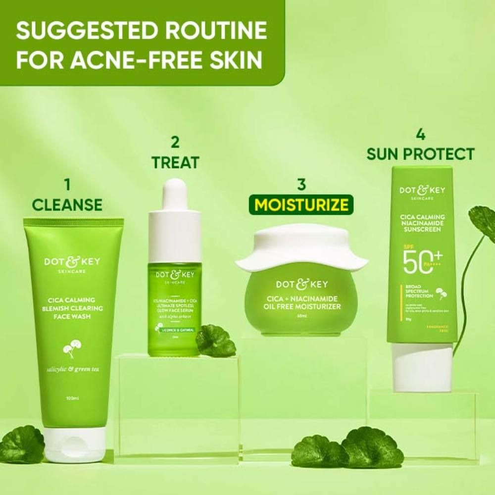 Dot & Key CICA +Niacinamide Oil Free Moisturizer - Distacart