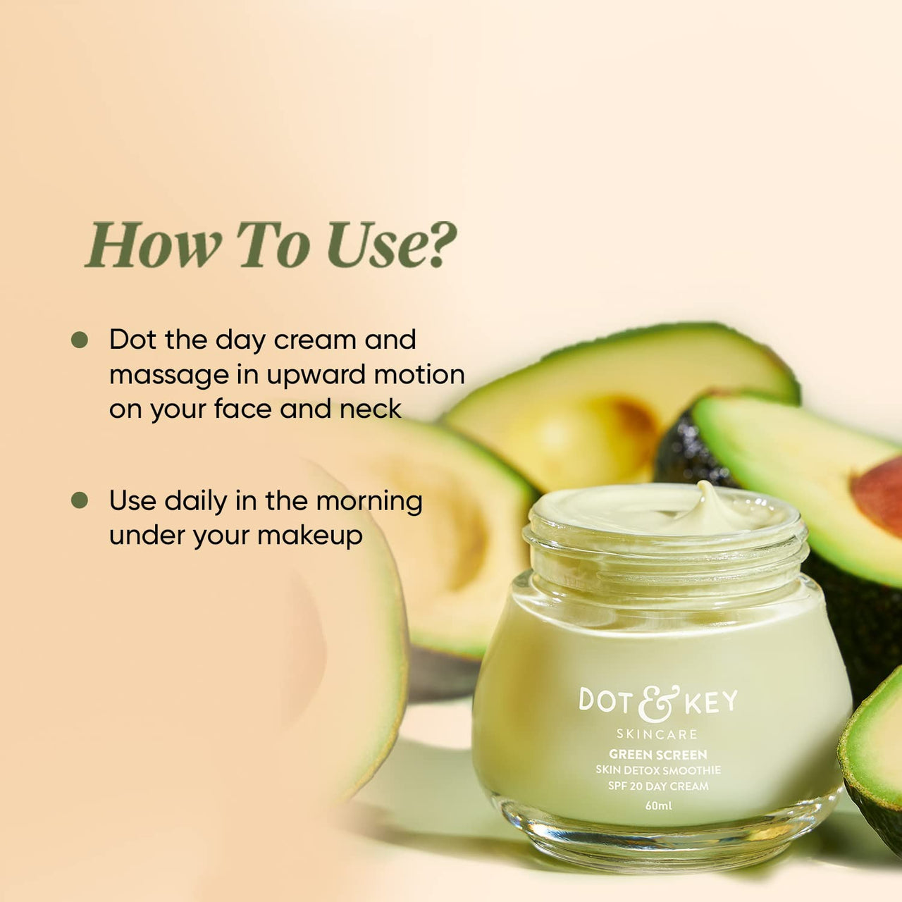 Dot & Key Green Screen Skin Detox Smoothie SPF 20 Day Cream - Distacart