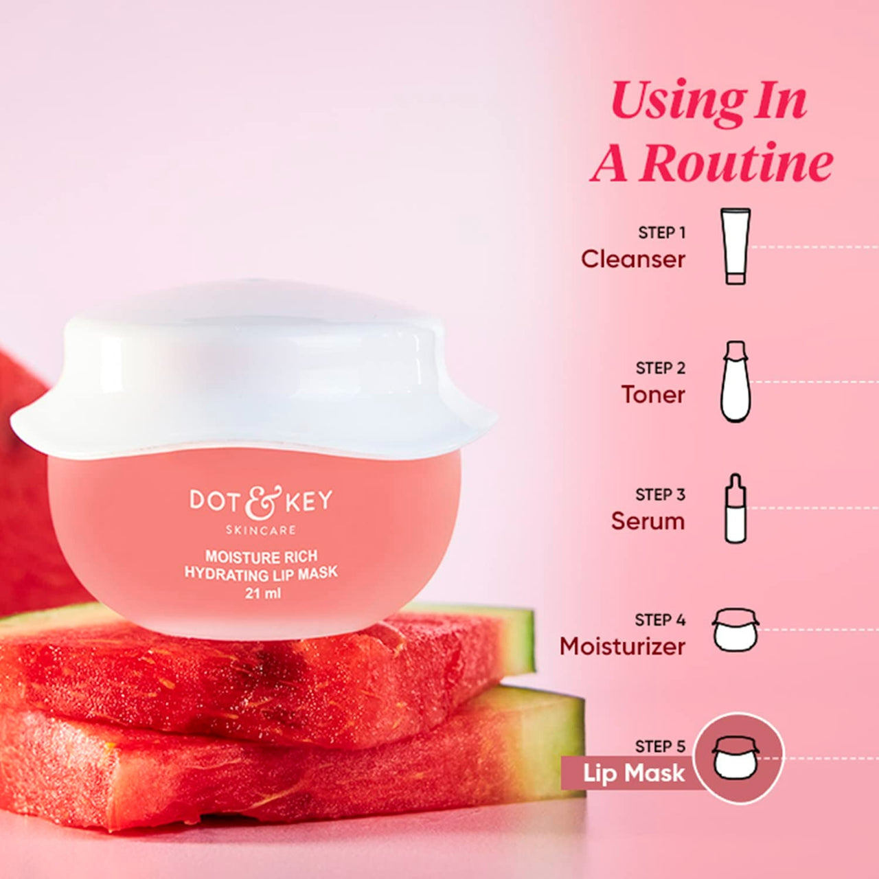 Dot & Key Moisture Rich Hydrating Lip Mask - Distacart