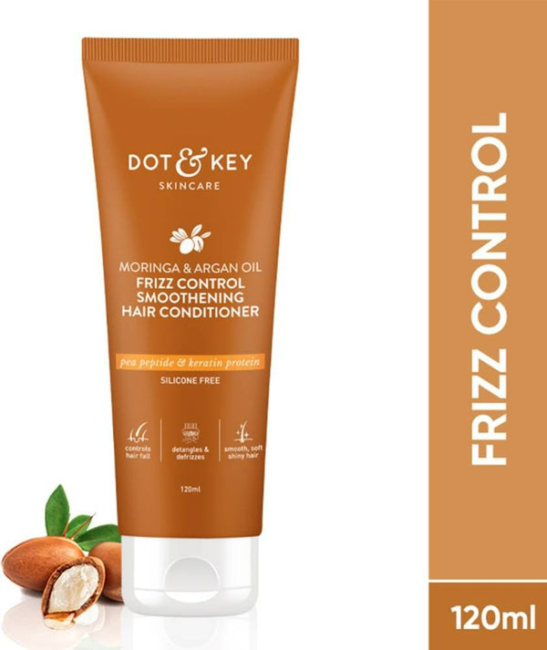 Dot & Key Moringa & Argan Oil Fizz Control Smoothening Hair Conditioner - Distacart