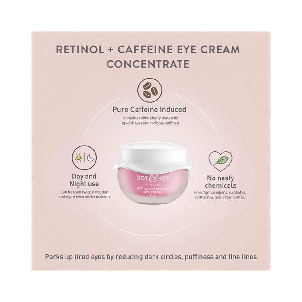 Dot & Key Retinol + Caffeine Eye Cream Concentrate - Distacart