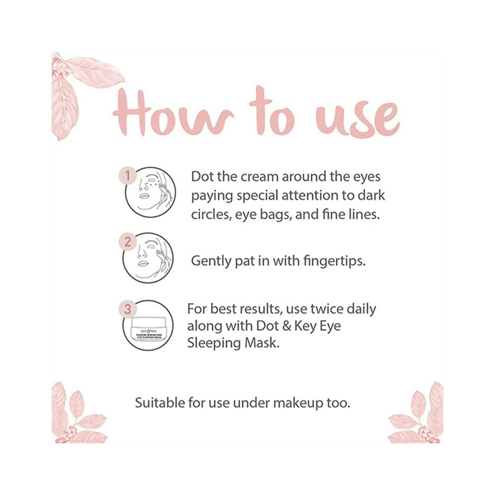 Dot & Key Retinol + Caffeine Eye Cream Concentrate - Distacart