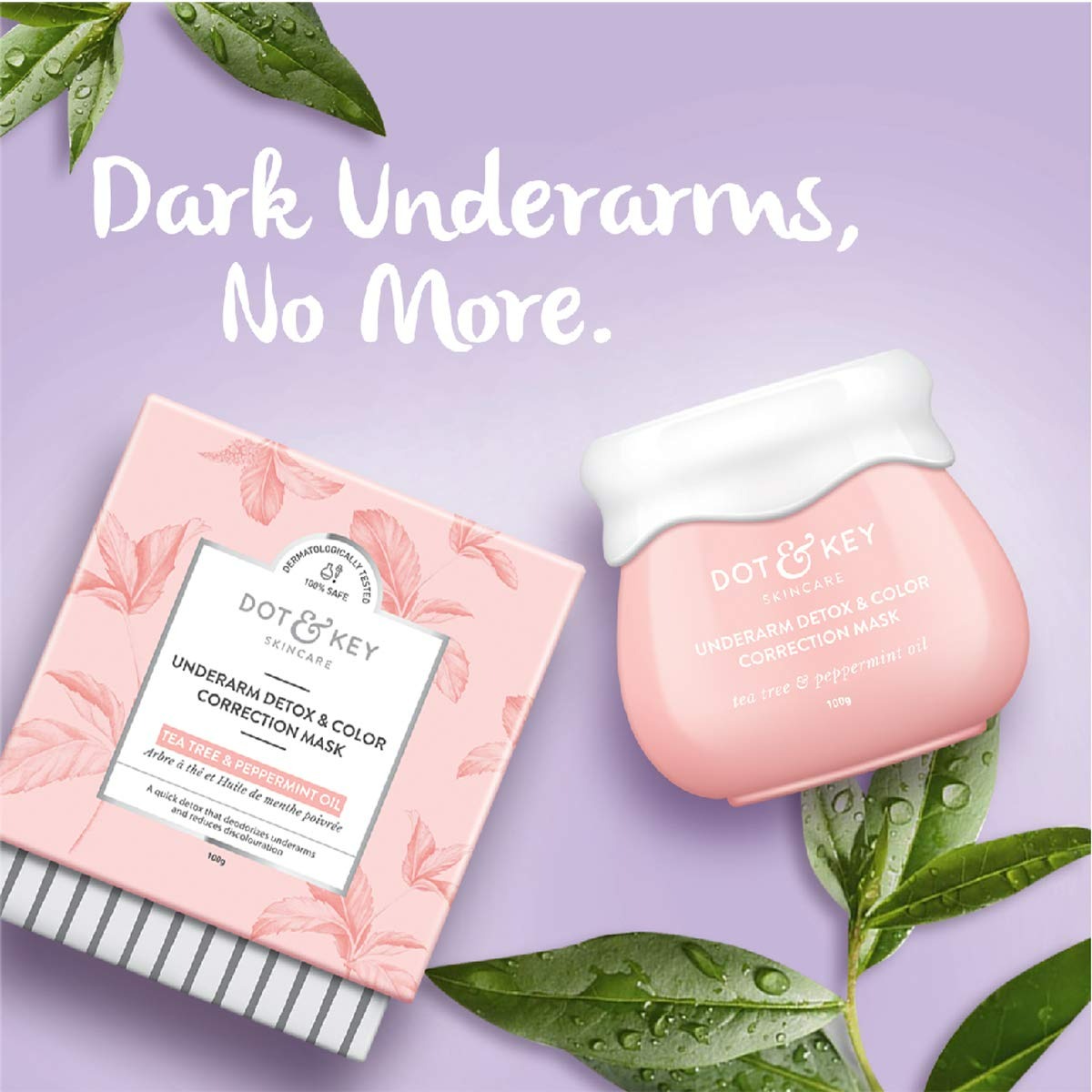 Dot & Key Underarm Detox Charcoal Mask - Distacart