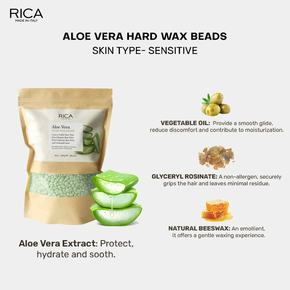 Rica Aloe Vera Hard Wax Beads - Distacart