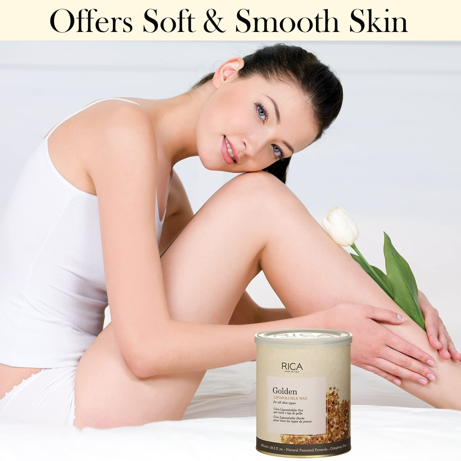 Rica Golden Liposoluble Hair Removal Wax For All Skin Types, With Natural Ingredients - Distacart