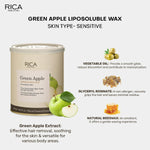 Thumbnail for Rica Green Apple Liposoluble Wax For Sensitive Skin - Distacart