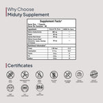 Thumbnail for Miduty by Palak Notes Betaine HCL + Pepsin Capsules - Distacart