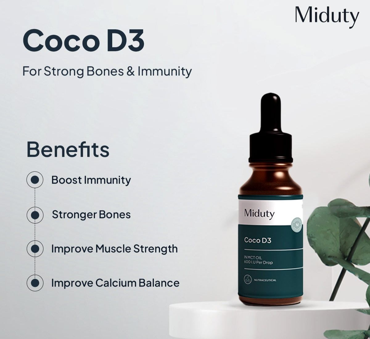 Miduty by Palak Notes Coco D3 in MCT Oil - Distacart