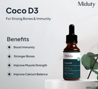 Thumbnail for Miduty by Palak Notes Coco D3 in MCT Oil - Distacart