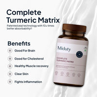 Thumbnail for Miduty by Palak Notes Complete Turmeric Matrix Capsules - Distacart