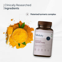 Thumbnail for Miduty by Palak Notes Complete Turmeric Matrix Capsules - Distacart