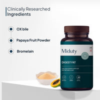 Thumbnail for Miduty by Palak Notes Digest Fat Bila Salts Capsules - Distacart
