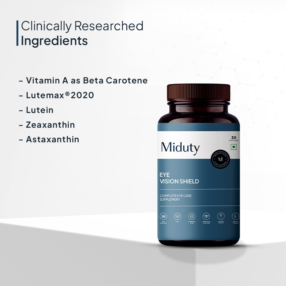 Miduty by Palak Notes Eye Vision Shield Complete Eye Care Capsules - Distacart