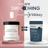 Thumbnail for Miduty by Palak Notes Probiotics & Prebiotic Fiber powder - Distacart