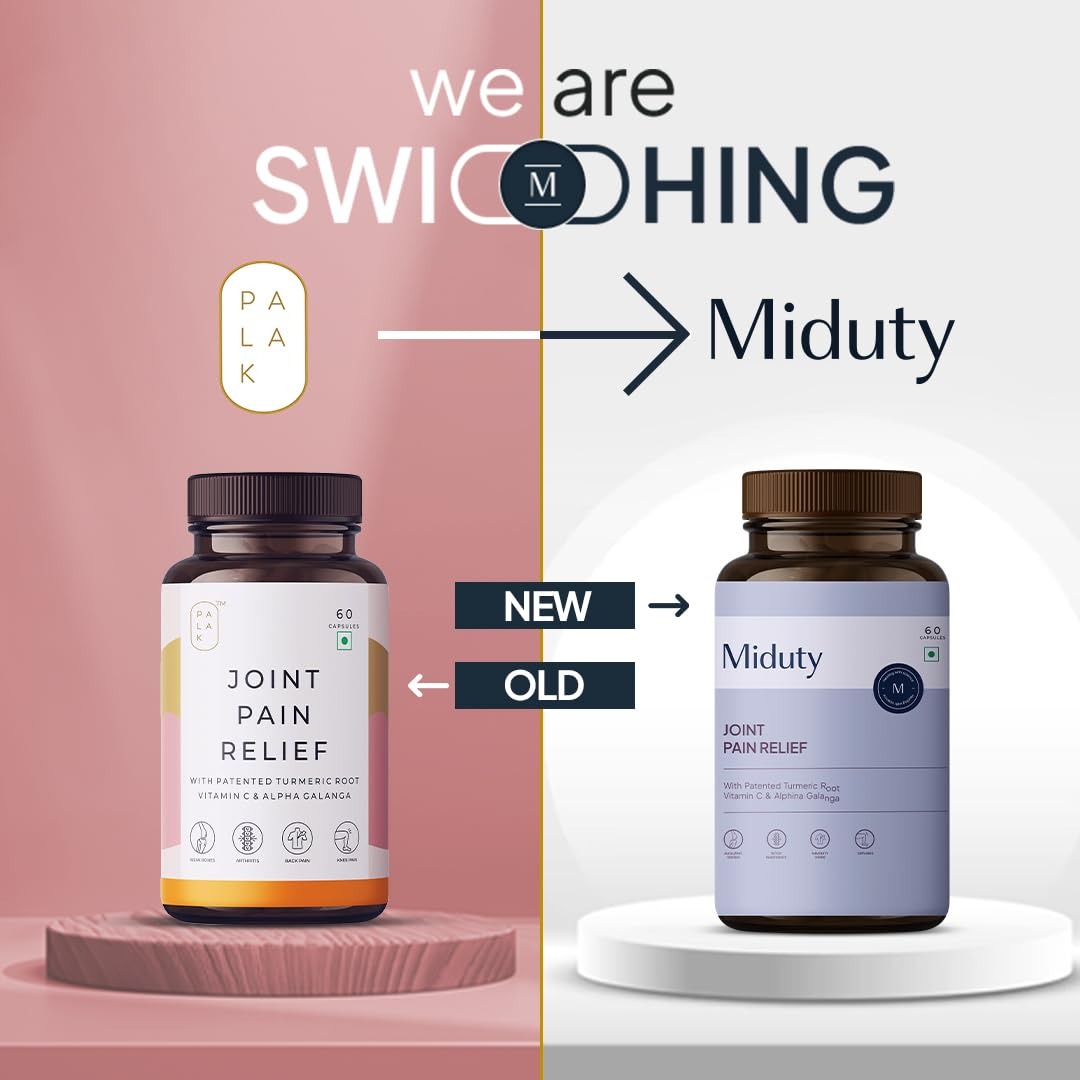 Miduty by Palak Notes Joint Pain Relief Capsules - Distacart
