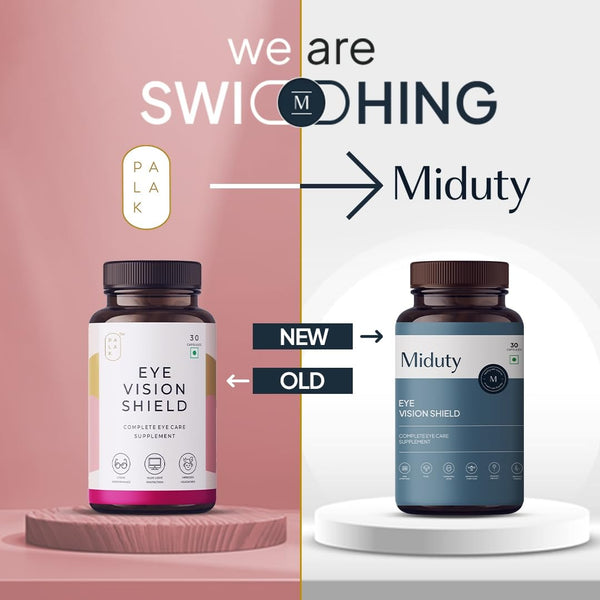 Miduty by Palak Notes Eye Vision Shield Complete Eye Care Capsules - Distacart