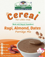 Thumbnail for TummyFriendly Foods Organic Sprouted Ragi, Almonds, Dates Porridge Mix - Distacart