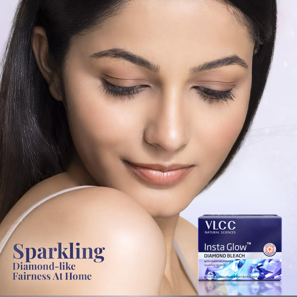 VLCC Insta Glow Diamond Bleach - Distacart