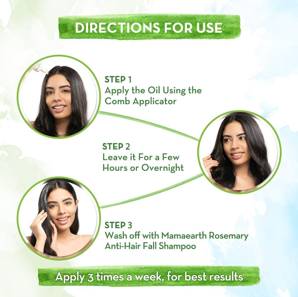 Mamaearth Rosemary Hair Growth Oil with Rosemary & Methi Dana - Distacart