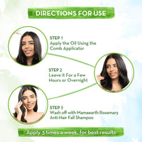 Thumbnail for Mamaearth Rosemary Hair Growth Oil with Rosemary & Methi Dana - Distacart